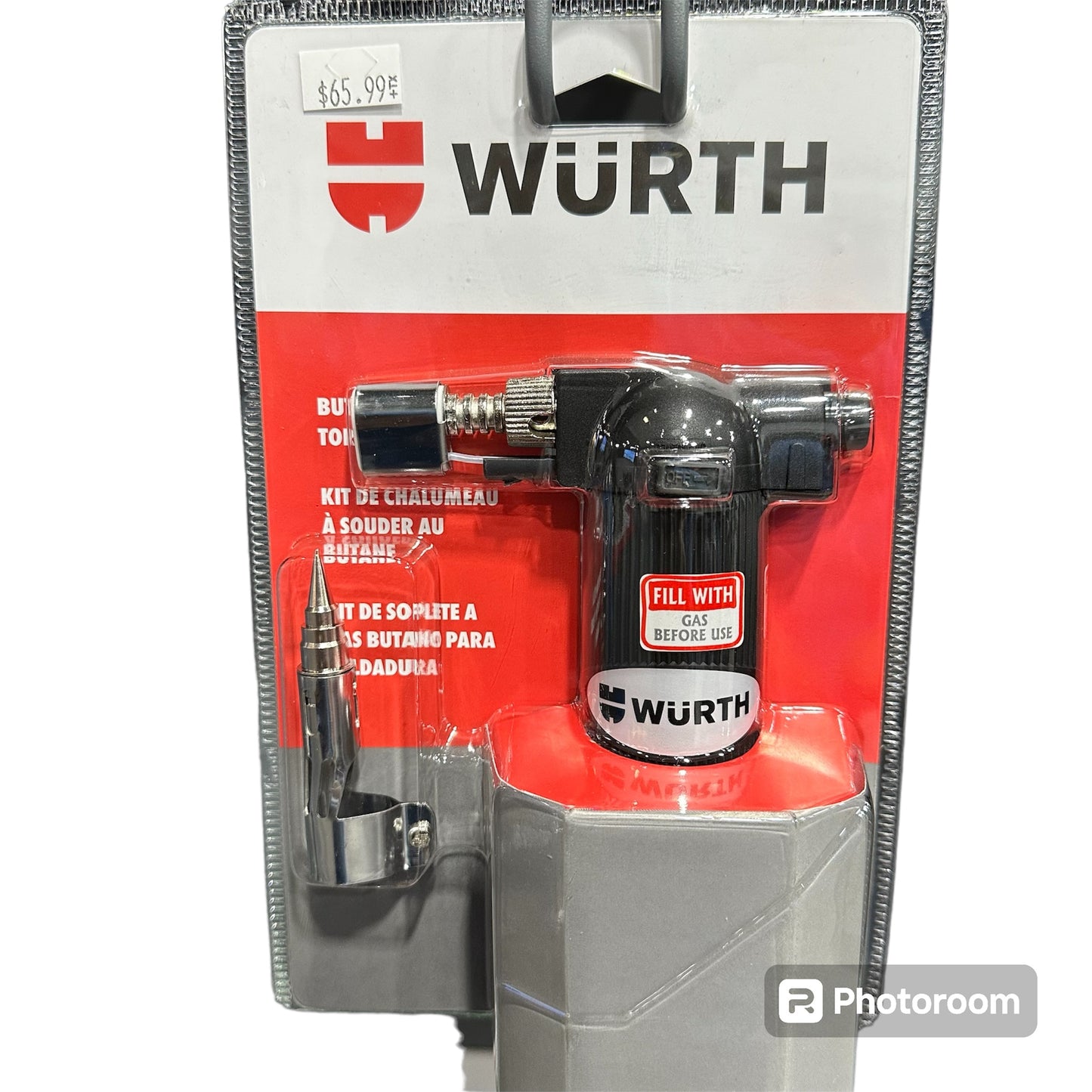 Wurth Micro Butane Torch Kit